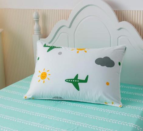 Постельное белье с одеялом детское "Sofi de Marko" Полетели (белый) Сатин, 1,5 спальный