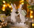 Статуэтка "КРОЛИКИ", 10,5*6*13 см