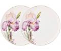 Набор закусочных тарелок 2 шт. "IRISES", диаметр 20,5 см