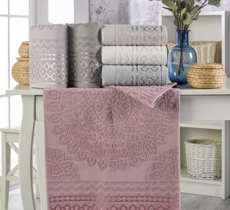 Набор махровых полотенец "PHILIPPUS" 50*90 (1/6 ) TREND COTTON (A085) BELICA