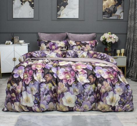 Постельное белье Kazanov.A. Монро (пыльная роза бургунди) Велюр/Egypt Cotton, Евро