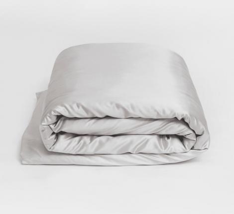 Пододеяльник "SILVERY GREY GRASS" Шёлк, 150х200