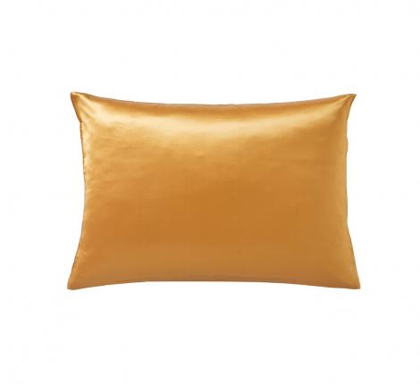 Наволочка "Blanc des Vosges" Volupte dore шелк 50х75, золотистый