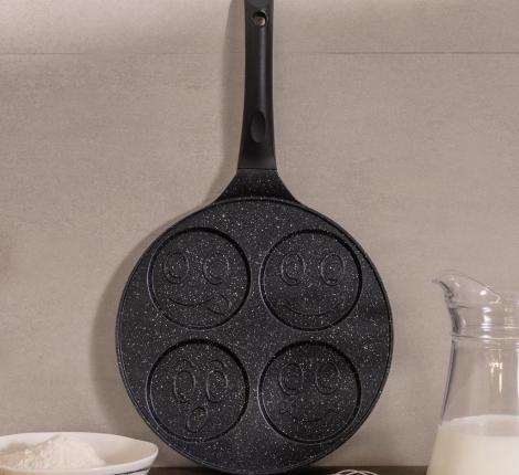 Сковорода для оладий AGNESS "СМАЙЛ" 932-015, диаметр 26,5 см