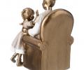 Статуэтка "БАБУШКА С ВНУЧКОЙ", 12,5*10,5*15,5 см