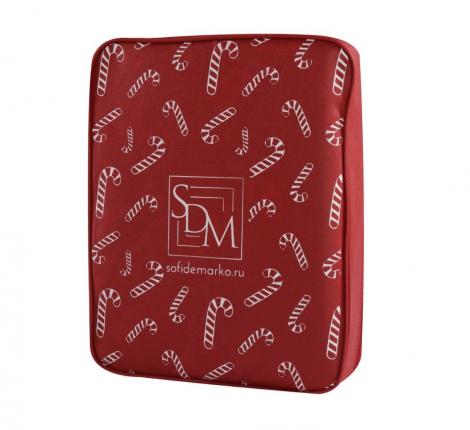 Плед "Sofi de Marko" Christmas Сandy (красный) Велсофт, 150х200