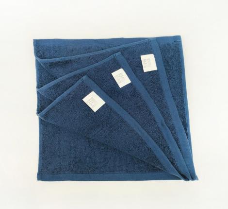 Набор махровых салфеток "Sofi de Marko" Джоди 30х30(4шт), темно-синий