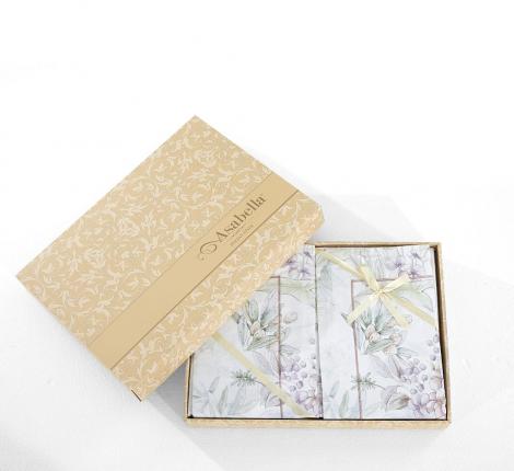 Постельное белье "Asabella" 2349-4S Сатин, 1,5 спальный