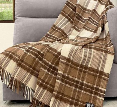 Плед INCALPACA (55% шерсть альпака, 45% шерсть мериноса) PP-26, 170x210