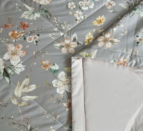 Постельное белье с одеялом "Asabella" 2222-OMP Фланель, Евро