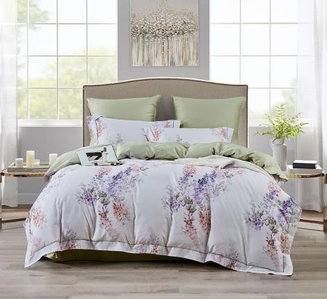 Постельное белье "Asabella" 2369-4S Мако-Сатин, 1,5 спальный