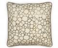 Подушка декоративная "EMPIRE DESIGN" КРУГИ (кант тёмно-серый) 45х45