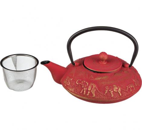 Заварочный чайник чугунный "Lefard" 734-036 с эмалированным покрытием внутри, 1100 мл