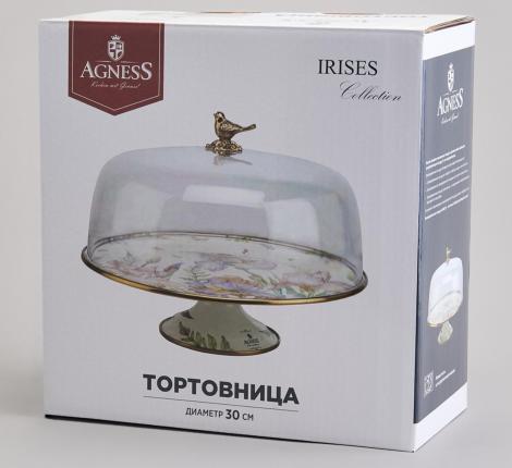 Тортовница с крышкой AGNESS "ФЛАНДРИЯ", диаметр 30 см