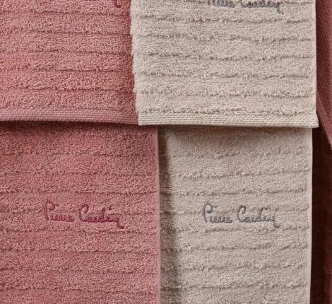 Набор "PIERRE CARDIN HOME" (2 халата, полотенца 50х90-2 шт., 70х140-2 шт.), розовый-кремовый