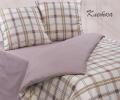Постельное белье "АльВиТек" ПA-3-Клетка Поплин, Евро