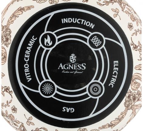 Кастрюля эмалированная с крышкой "ROYAL GARDEN", 2,8 л