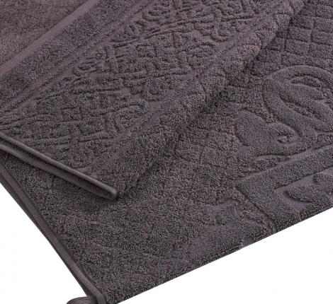 Полотенце махровое "METEOR" жаккард с петелькой 70х140 (1/1) NEPAL, коричневый