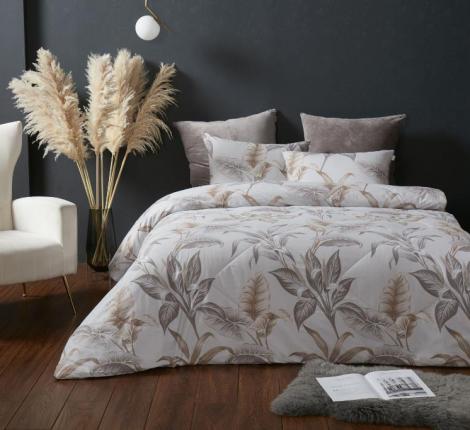 Постельное белье с одеялом "Kazanov.A." Керри (капучино жемчуг) Велюр/Egypt Cotton, Евро