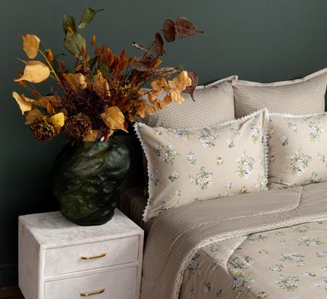 Постельное белье с одеялом "Sofi de Marko" Дориана Сатин, 1,5 спальный