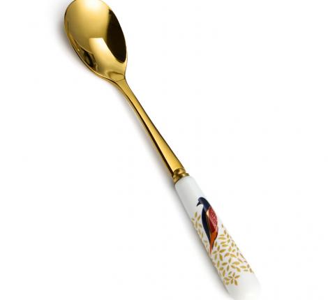 Набор чайных ложе 4 шт. "GOLDEN BIRDS"
