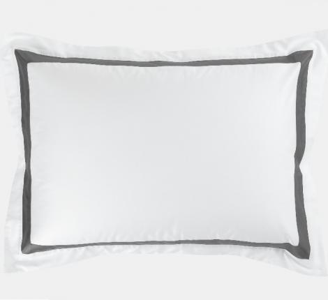 Наволочка с широкой отделкой "ALPINE GRAPHITE ALLURE GRASS" Мако-Сатин, 50х70 (2шт)