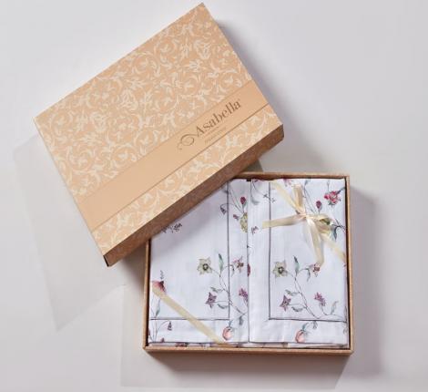 Постельное белье "Asabella" 2231-6 Мако-Сатин, Евро