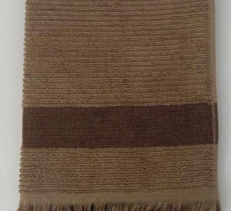 Полотенце махровое VIP (коричневый), 70х135