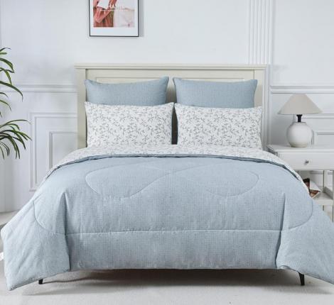 Постельное белье с одеялом "Sofi de Marko" Ришелье №56 Сатин, 1,5 спальный