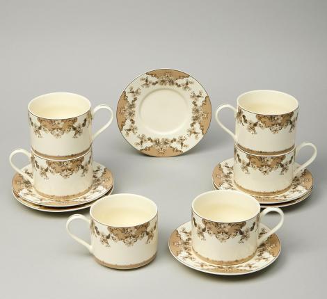 Чайный набор "RENDEZVOUS" 165-575 на 6 персон, 12 предметов (350 мл)