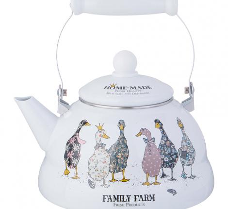 Чайник эмалированный "FAMILY FARM", 3 л