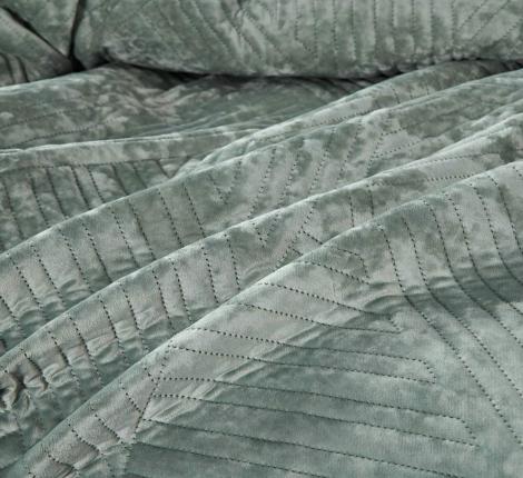 Покрывало "Sofi de Marko" Патрисия (изумруд 1) Велюр, 240х260