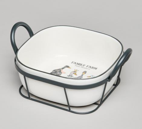 Форма на металлической подставке "FAMILY FARM", 26,5*21*12,5 см