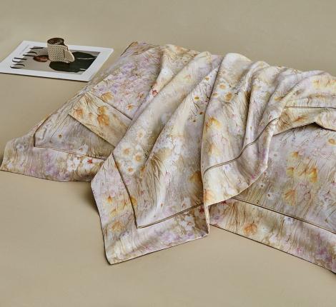 Постельное белье "Asabella" 2305-4S Фланель, 1,5 спальный