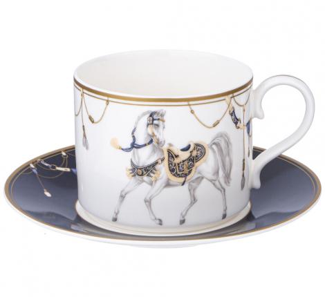 Чайный набор "HORSE CLUB" 590-581 на 6 персон, 12 предметов (300 мл)