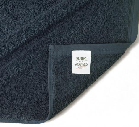 Полотенце махровое "Blanc des Vosges" UNI BLEU CORINTHE (темно-синий), 30х50-2шт.