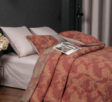 Постельное белье с одеялом "Kazanov.A." Марракеш (марсала жемчуг) Муслин, Евро