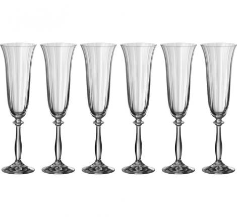 Набор бокалов для шампанского 6 штук &quot;АНЖЕЛА ОПТИК&quot; 674-188, 190 мл