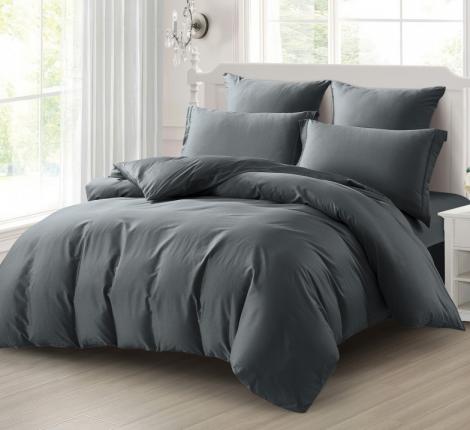 Постельное бельё "KARTEKS" Сатин однотонный SKO-028, Евро