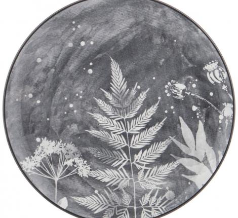 Тарелка обеденная "FOREST TALE" GREY 409-194, диаметр 25 см