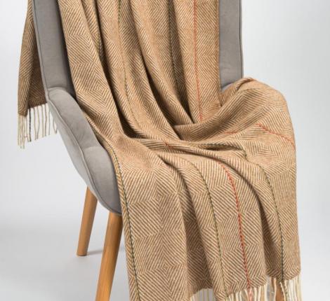 Плед шерсть мериноса Valtery PS-45 (100% шерсть), 150x200