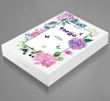 Постельное белье "Tango" 1-MOMAE229 Фланель, 1,5 спальный