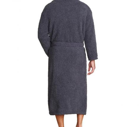 Халат трикотажный "Barefoot Dreams" CC ADULT ROBE (серо-синий),S