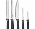 Набор кухонных ножей (5 шт.) и приборов "AGNESS" 671-222, 11 предметов