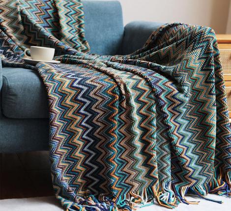 Плед вязаный PA-6, 130х220