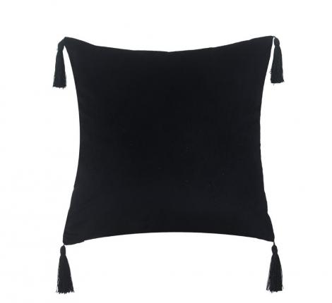 Наволочка декоративная "Sofi de Marko" Кэтрин (черная) Велюр, 45х45 