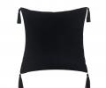 Наволочка декоративная "Sofi de Marko" Кэтрин (черная) Велюр, 45х45 