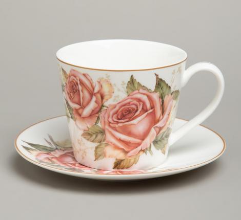 Чайный набор "КОРЕЙСКАЯ РОЗА" 590-676 на 2 персоны, 4 предмета (300 мл)