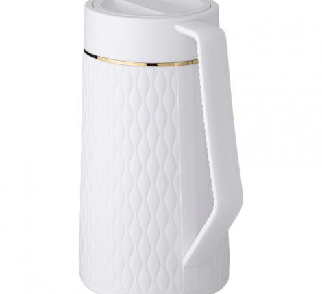 Термос "AGNESS" 734-100, 1000 мл (белый)