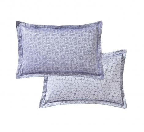 Постельное бельё "Blanc des Vosges" ARCANGUES nuage сатин-жаккард, Евро